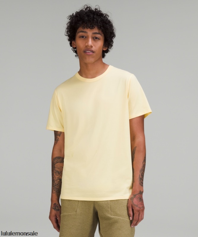 Lululemon Deutschland DELULU784 | Lululemon Deutschland Caprese Gelb Das Fundamentale T-shirt